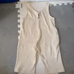 BREEZE ロンパース リブ素材 ノースリーブ ロンパース 90cm