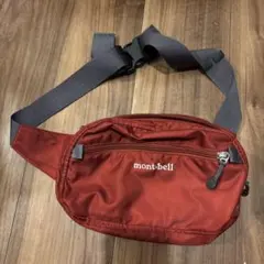 mont-bell アウトドアポーチ 赤