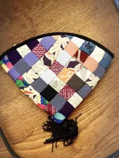 和風パッチワークポーチ