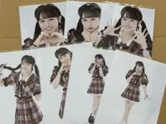 【コンプセット】佐野愛花 チェック衣装 生写真