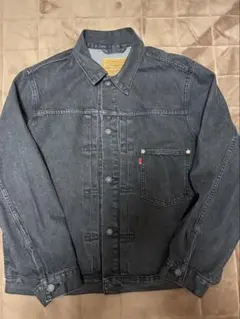 levi's デニムジャケット　ブラックデニム　1st