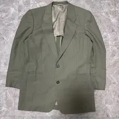 Fine Ostrich テーラードジャケット オリーブグリーン