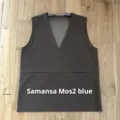 Samansa Mos2 blue トップス
