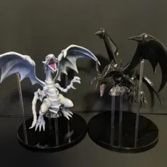 遊戯王 フィギュア 真紅眼の黒竜 青眼の白龍