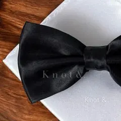 蝶ネクタイ チーフ セット 黒 メンズ 結婚式 新郎 フォーマル