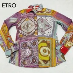 希少　ETRO エトロ　エスニック柄　ロングシャツ