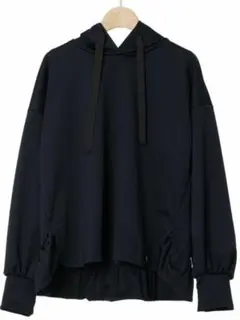 トレコード TRECODE ネイビー フード付き パーカー