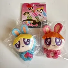 パワーパフガールズ　おめめキラキラ ぬいぐるみ おはじき シール