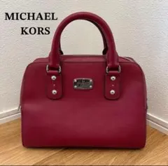 MICHAEL KORS ハンドバッグ ワインレッド