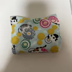 ふわふわガーゼハンカチ⭐️ユキエモン アイシングクッキー サックス