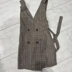 LIP SERVICE チェック柄ノースリーブワンピース