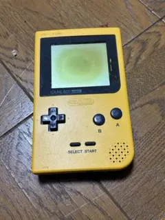 動作確認済　任天堂 ゲームボーイ ポケット本体　イエロー
