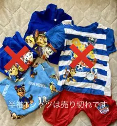 パウパトロール 長袖 パーカー トレーナー ショートパンツ 3点セット