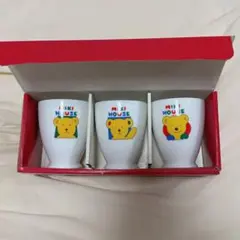 未使用✨ミキハウス　コップセット　レトロ