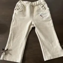 【SLAP SLIP/80サイズ】キラキラモチーフ刺繍付き　フレアパンツ