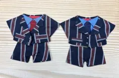 ぬい服10cm スーツ　ペア