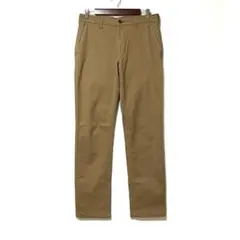 3078 ユニクロ チノパンツ スリムフィット ストレート 76cm ベージュ