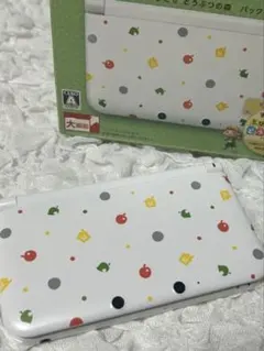 Nintendo 3DS LL どうぶつの森　美品　充電器　マリオカセット付