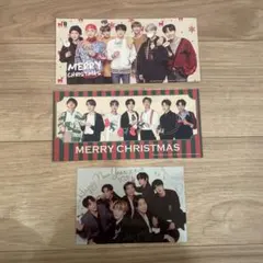 BTS 日本ファンクラブ限定サインメッセージ入りクリスマスカード 3枚セット