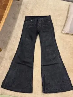 14th addiction coyote flared black pants - メルカリ