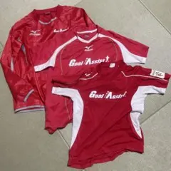 Mizuno Goal Assist レッドシャツ 2点ピステ1点