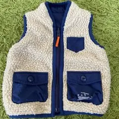 ブリーズ　ボアベスト　リバーシブル　90cm