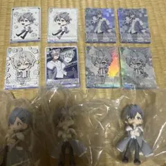 ヒロ カード類8枚＆フィギュア3体セット