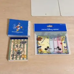 【未開封有】東京ディズニーリゾートグッズ　メモ帳・ふせん　ドナルドダック