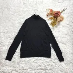 ユニクロ エクストラファインメリノタートルネックニット L 大きめ ウール100