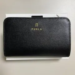 FURLA フルラ カメリア 二つ折り財布 黒 ブラックのサムネイル
