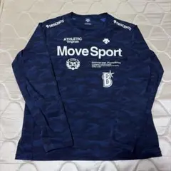 DESCENTE Move Sport ネイビー Tシャツ L