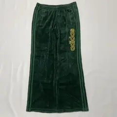 Y2K 00s old adidas velor track pants