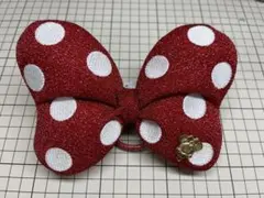 ディズニー ミニー リボン ヘアゴム