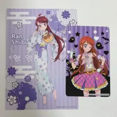 紫吹蘭　アイカツ アトレ秋葉原C賞イラストシート特典カード