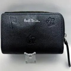 美品Paul Smithポールスミス 小銭入れ付き 4連キーケース　ミニ財布