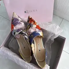 Diana 花柄ハイヒール