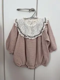 BebeHolic /べべほり/韓国ロンパース/フリル付き　春