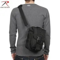 ROTHCO ロスコ　ミリタリーバッグ　タクティカルショルダーバッグブラックのサムネイル