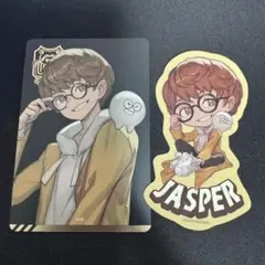 Crazy raccoon CR チップスカード グミ ステッカー JASPER