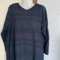 刺繍入り コットン ワンピース