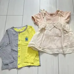 トップスセット プティマイン size90