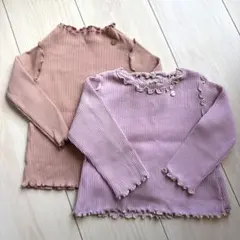 プティマイン アプレレクール リブ トップス セット