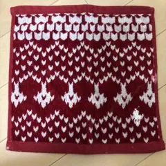 Polo Ralph Lauren ハート柄タオルハンカチ 赤