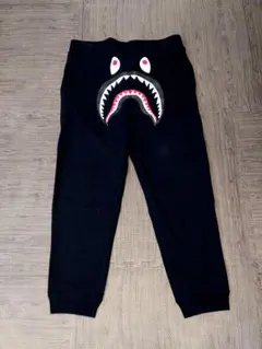 A Bathing Ape black camo shark スウェットパンツ