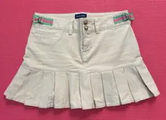 Ralph Lauren チノ　プリーツミニスカート　ベージュ　14