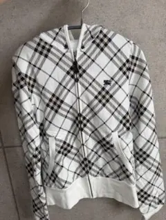 BURBERRY BLUE LABEL チェック柄パーカー