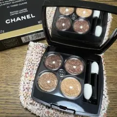限定 CHANEL アイシャドウレ キャトル オンブル ツイード 01 シャネル