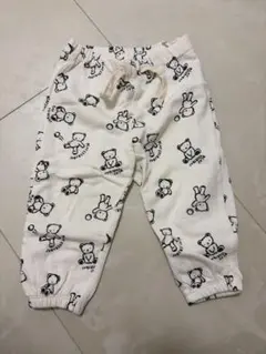 H&M クマプリント パンツ 80サイズ