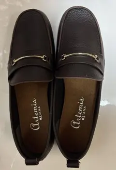 【未使用品】Artemis Diana ダークブラウン ローファー　24センチ