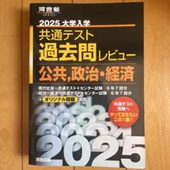 2025 大学入学共通テスト過去問レビュー 公共・政治経済 大学入試 黒本